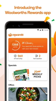 Woolworths Rewards android App screenshot 0