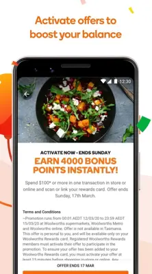 Woolworths Rewards android App screenshot 1